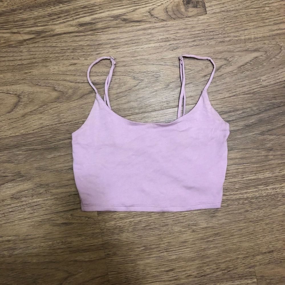 Urban Outfitters lavender crop top